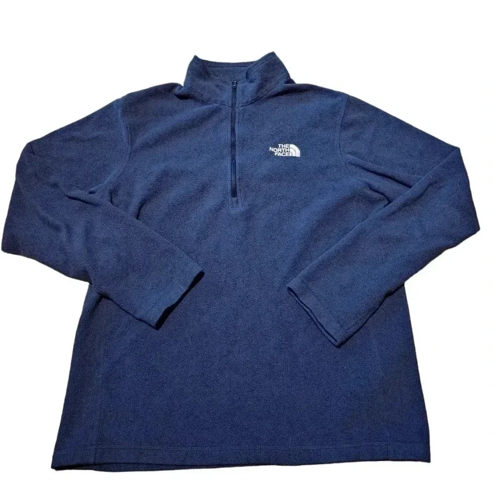 The North Face Fleece Pullover Sweater -‎ Small - Mens - Navy Blue